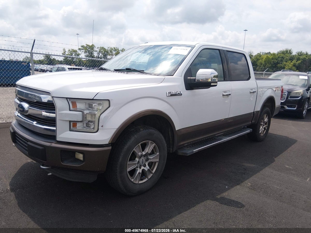 2015 FORD F-150 LARIAT — снимка 2