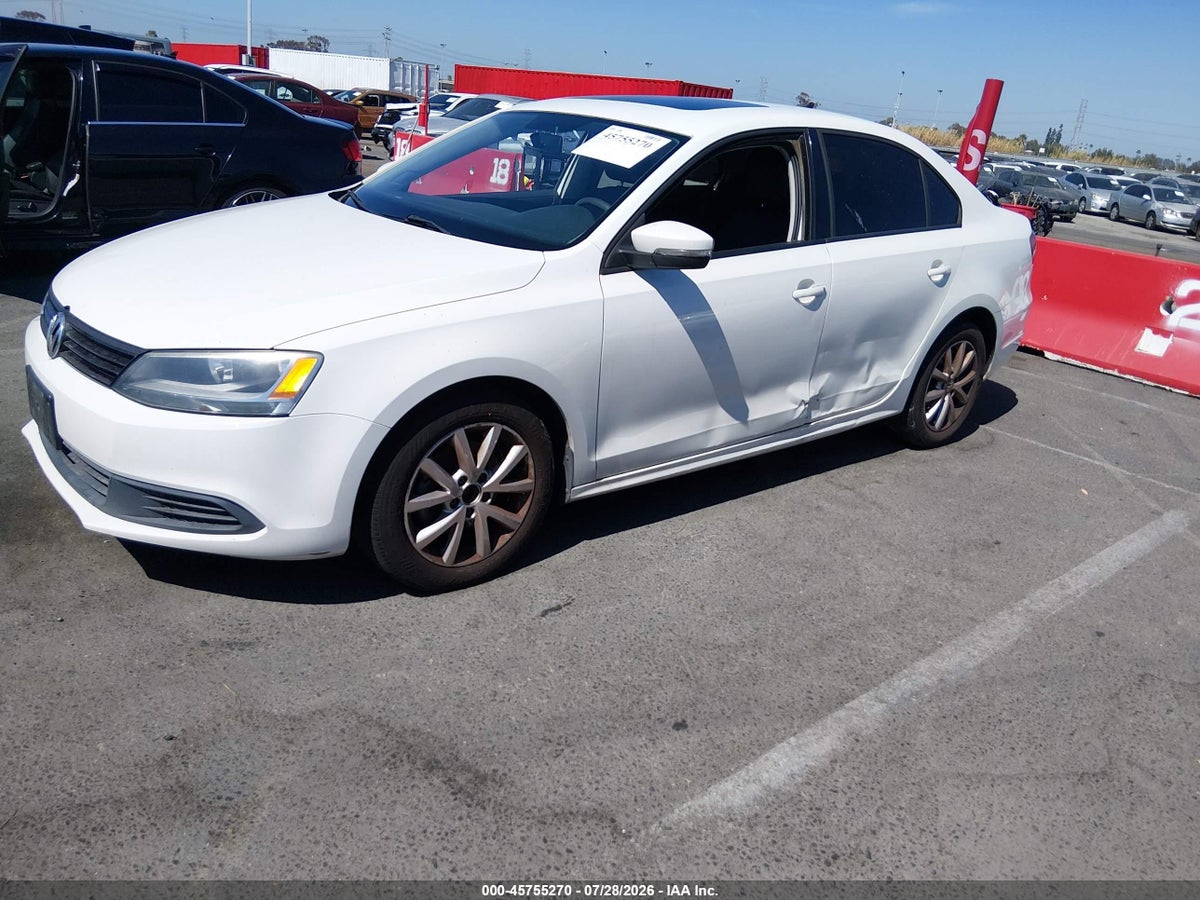 2012 VOLKSWAGEN JETTA 2.5L SE — снимка 2