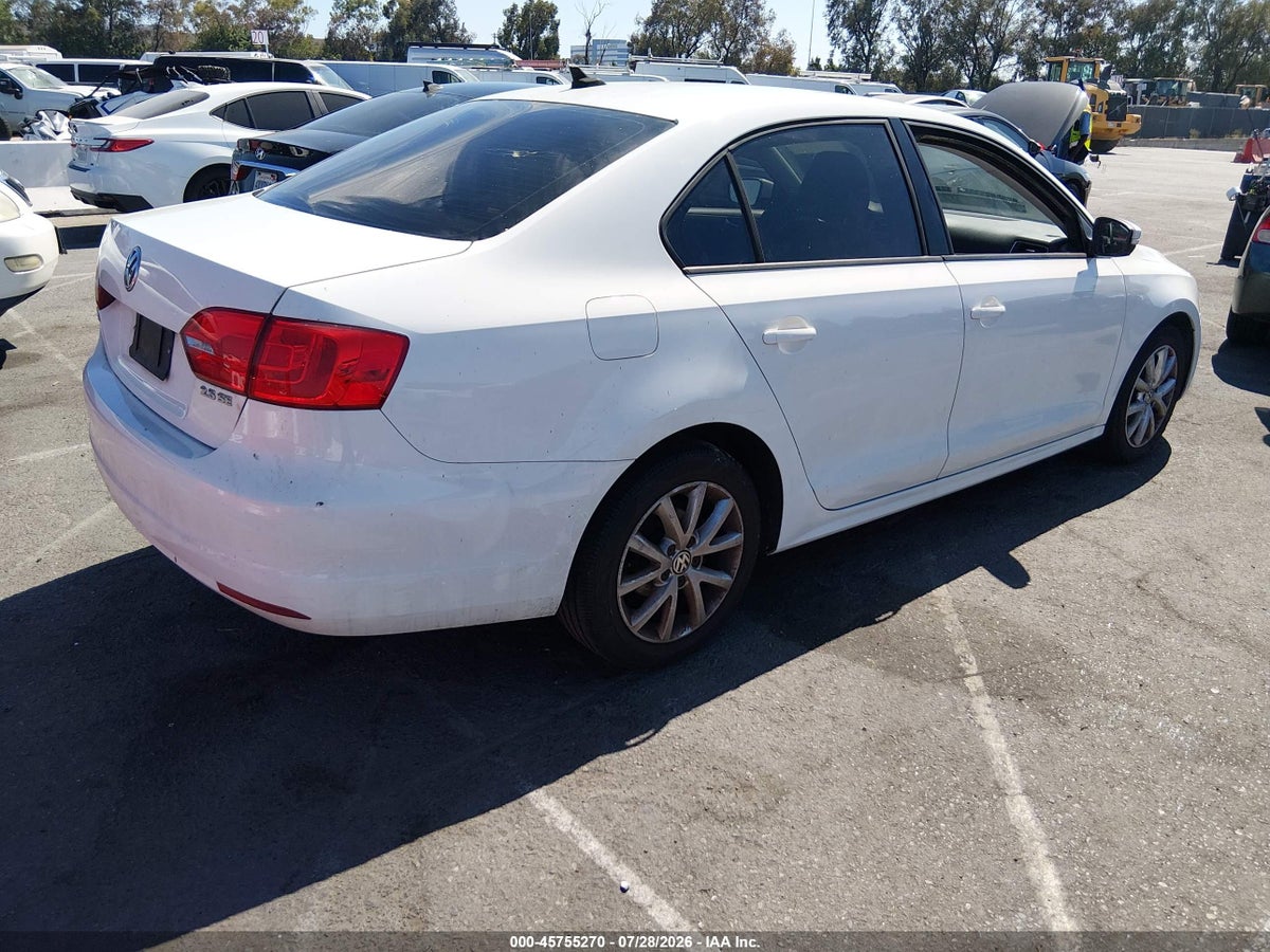 2012 VOLKSWAGEN JETTA 2.5L SE — снимка 4
