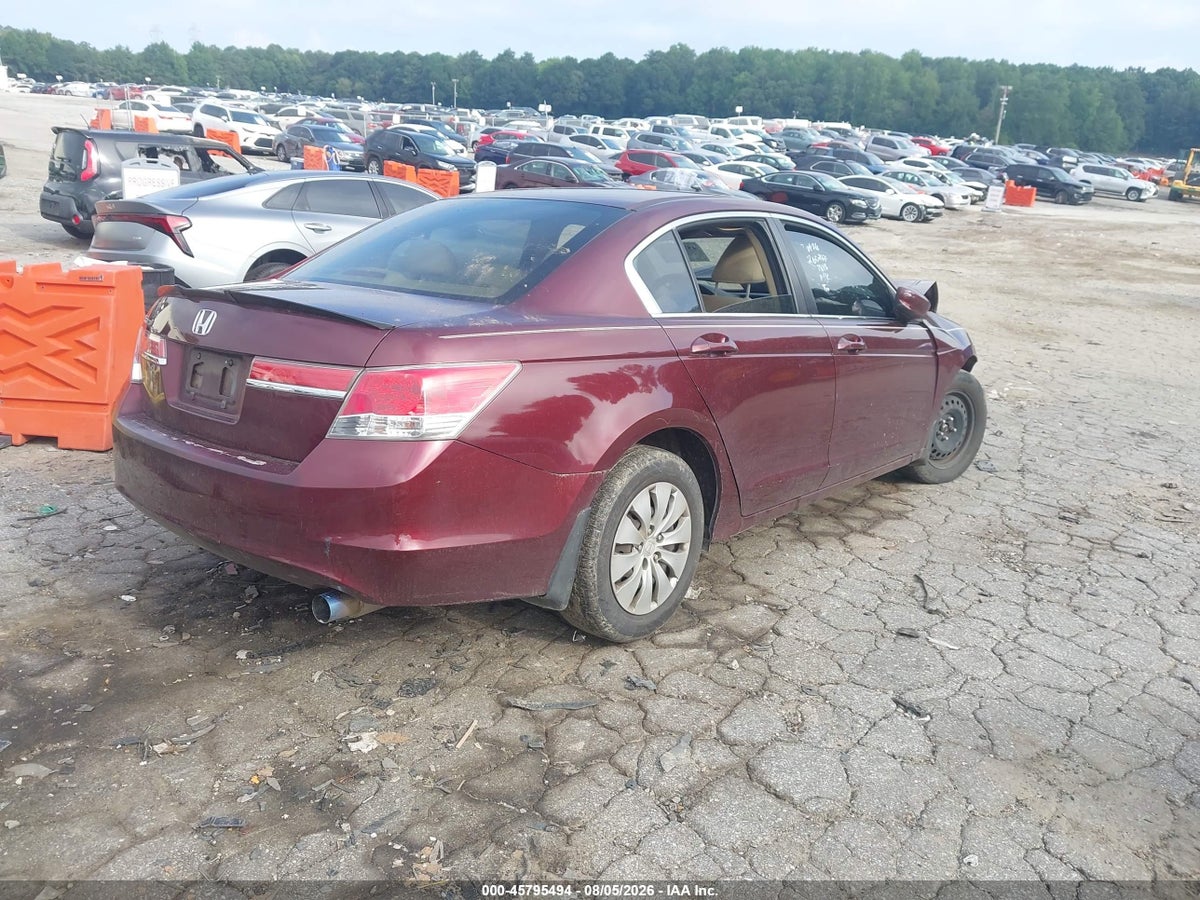 2012 HONDA ACCORD SDN LX — снимка 4