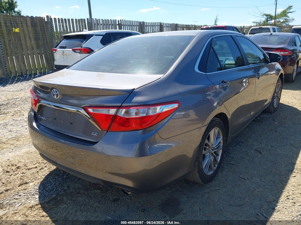 2016 TOYOTA CAMRY SE — снимка 4