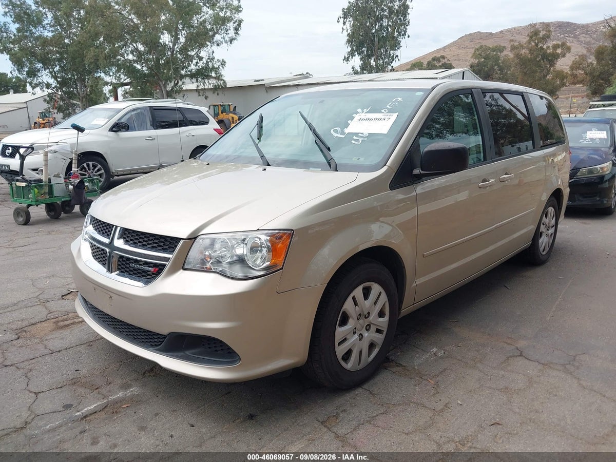 2015 DODGE GRAND CARAVAN SE — снимка 2