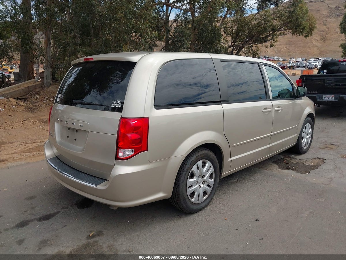 2015 DODGE GRAND CARAVAN SE — снимка 4