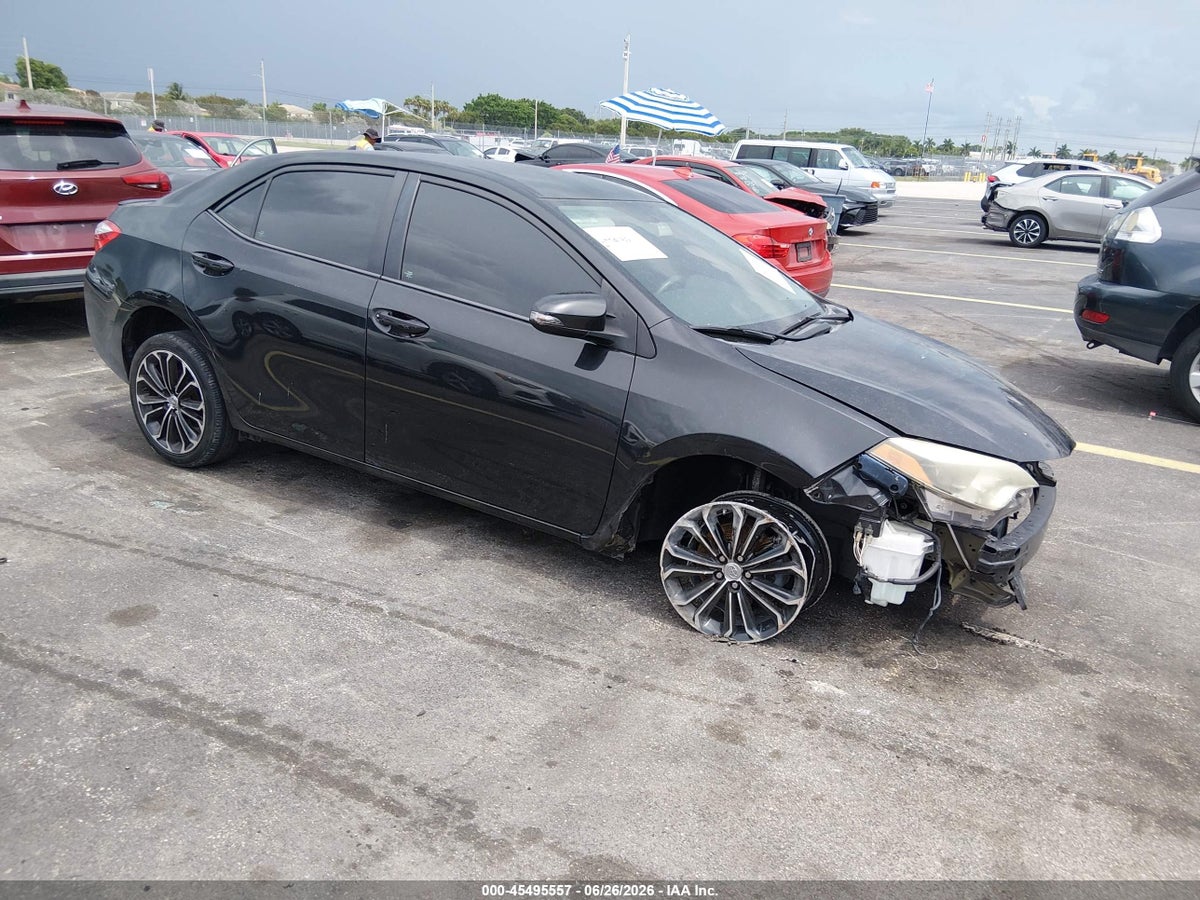 2016 TOYOTA COROLLA S PLUS
