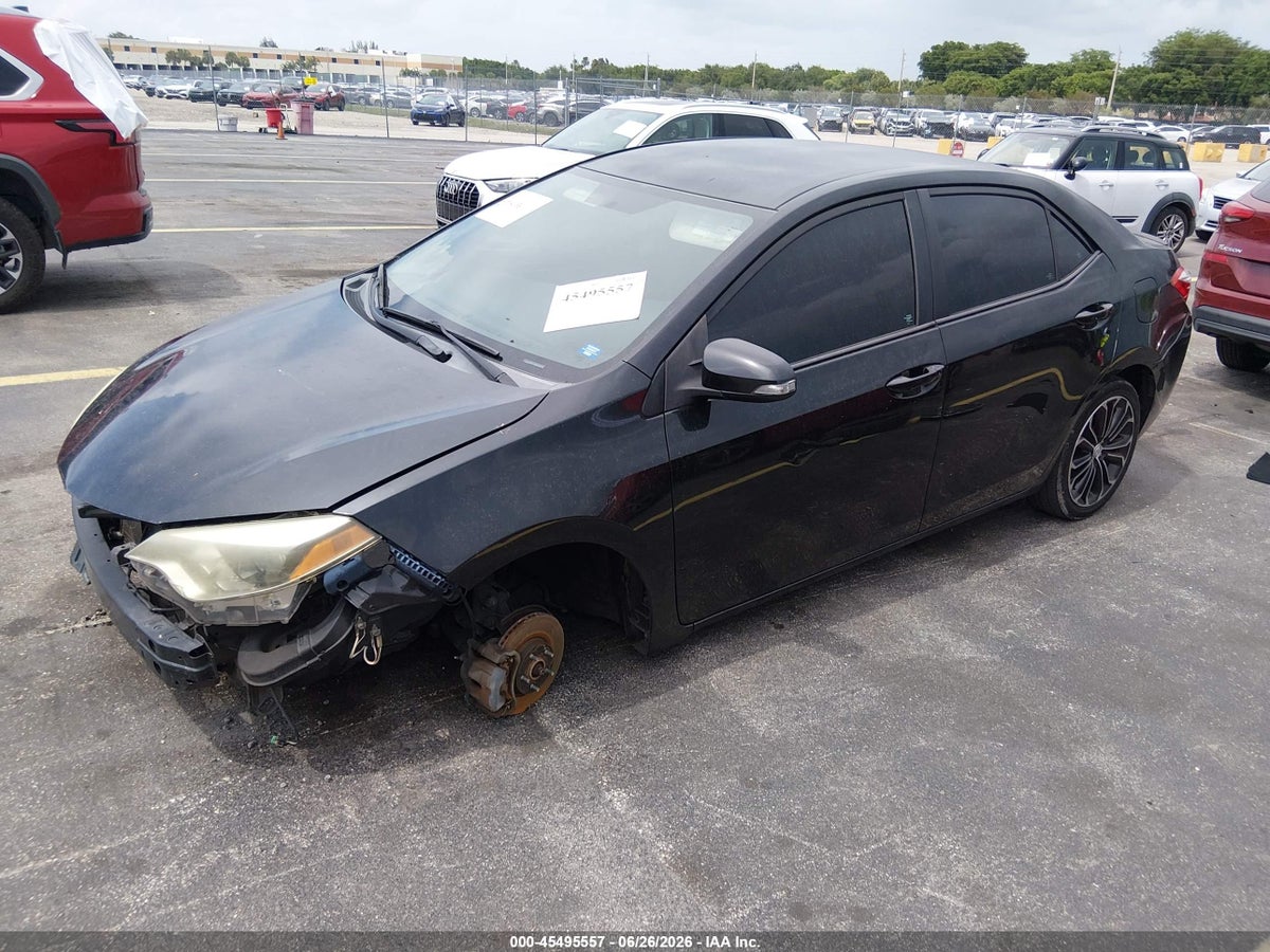 2016 TOYOTA COROLLA S PLUS — снимка 2