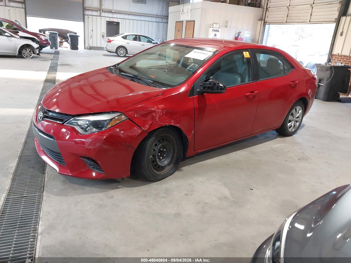 2015 TOYOTA COROLLA LE — снимка 2