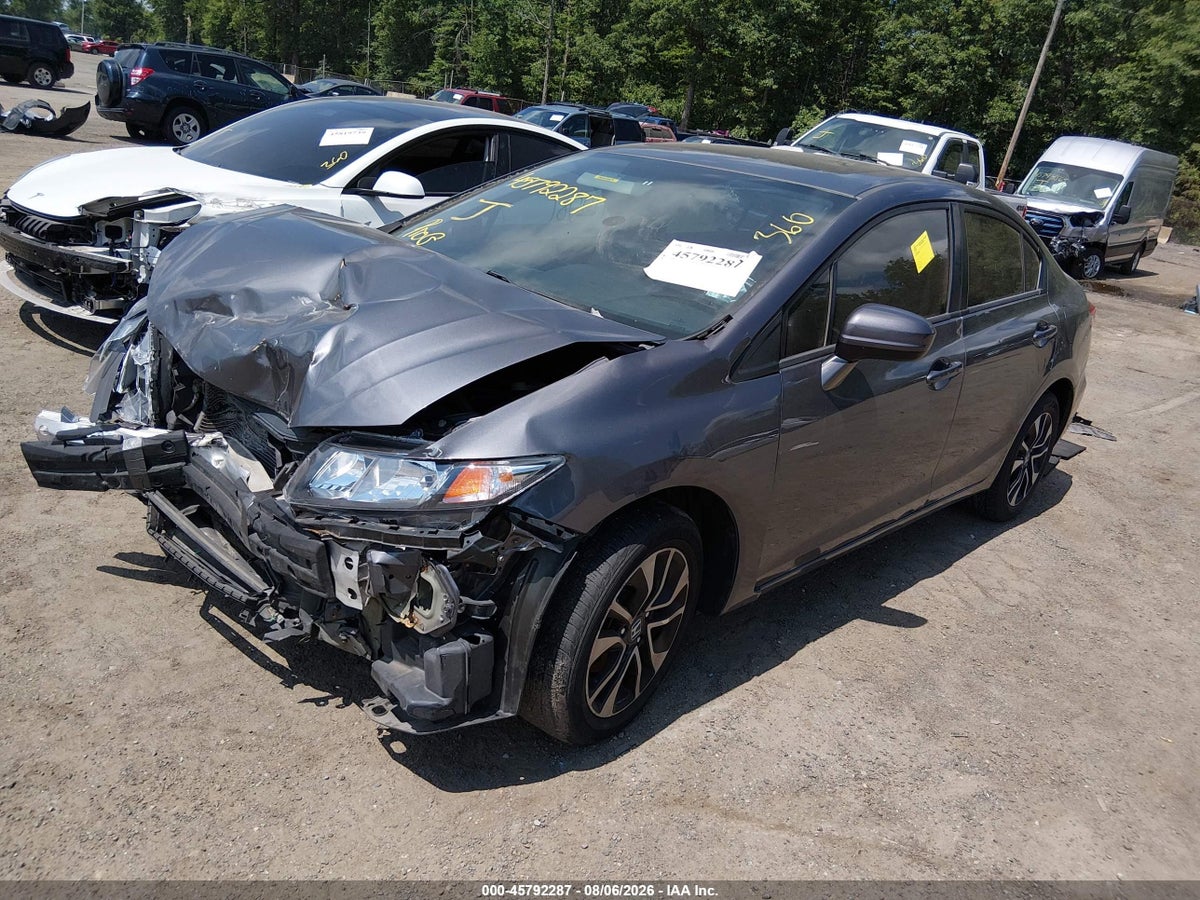 2014 HONDA CIVIC EX — снимка 2