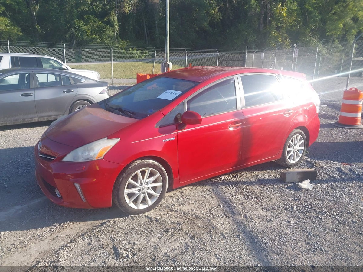 2014 TOYOTA PRIUS V FIVE — снимка 2
