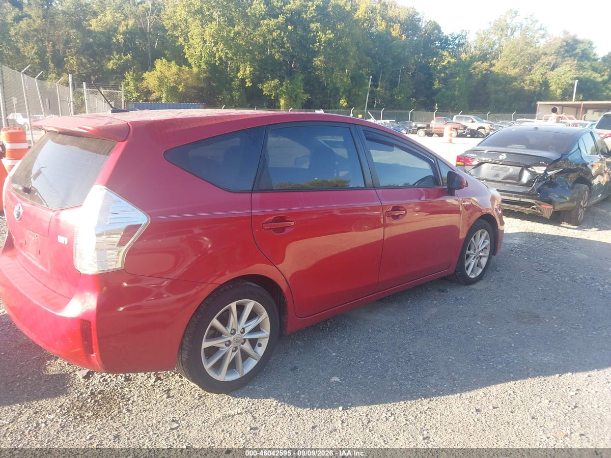 2014 TOYOTA PRIUS V FIVE — снимка 4