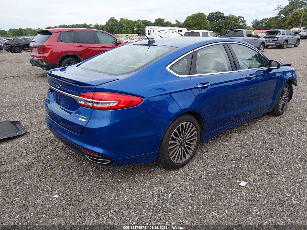 2017 FORD FUSION TITANIUM — снимка 4
