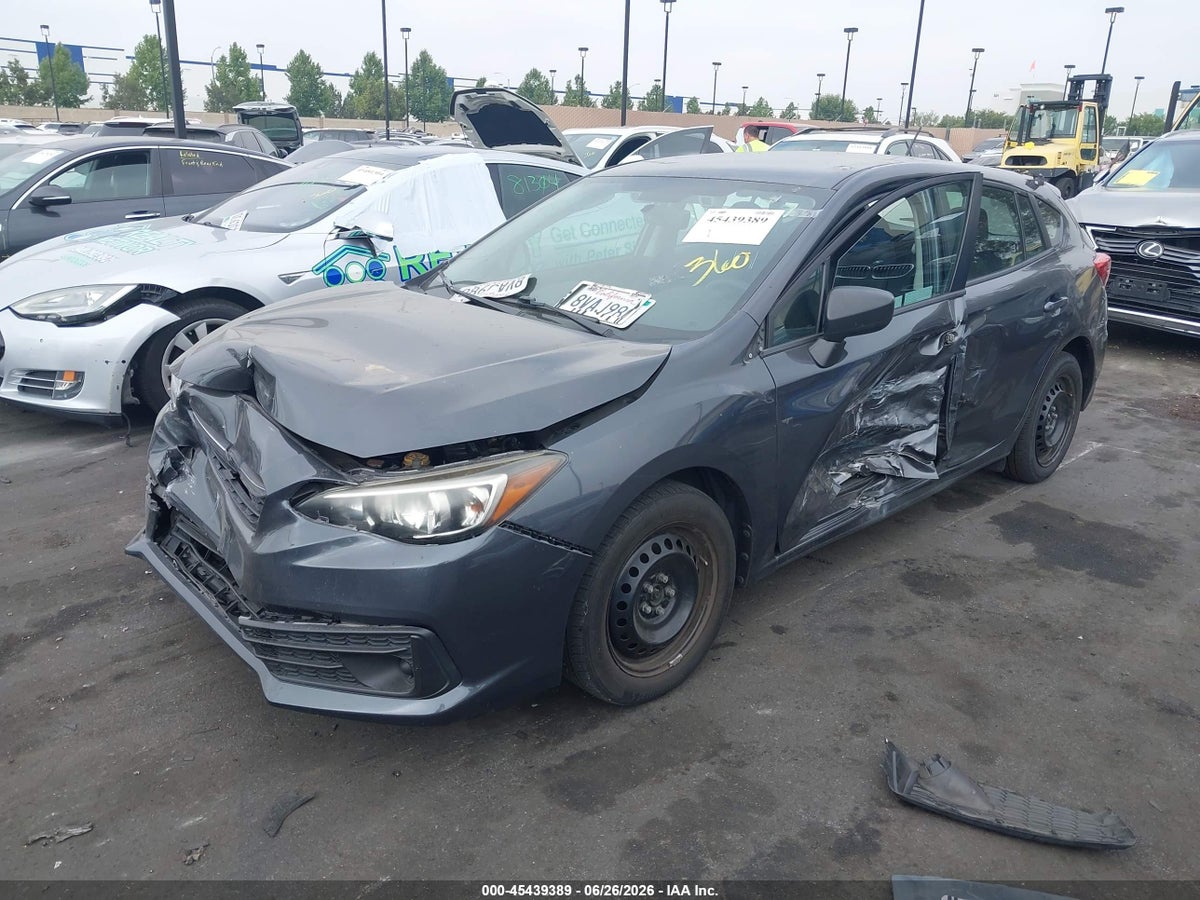 2021 SUBARU IMPREZA 5-DOOR — снимка 2