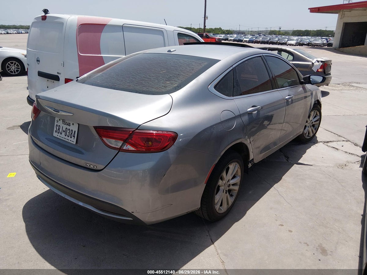 2015 CHRYSLER 200 LIMITED — снимка 4