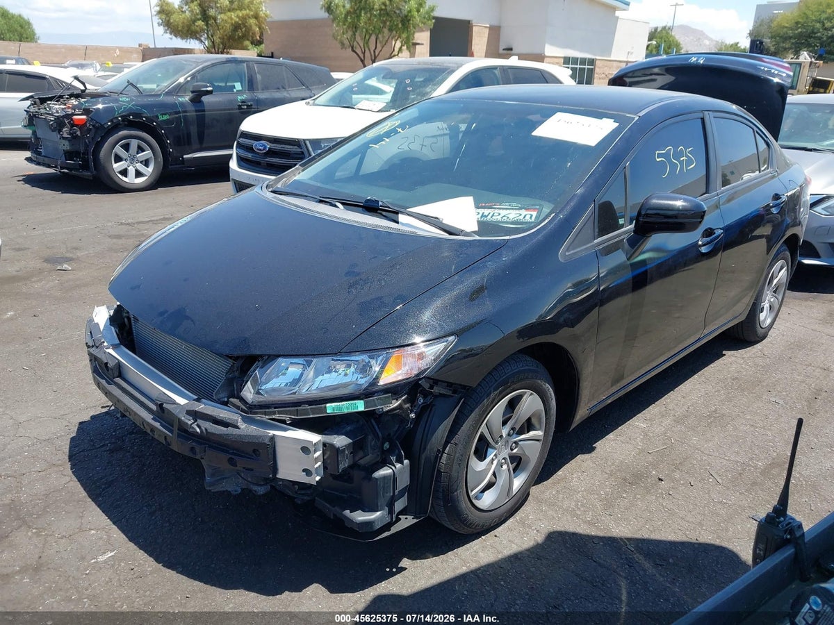 2015 HONDA CIVIC LX — снимка 2