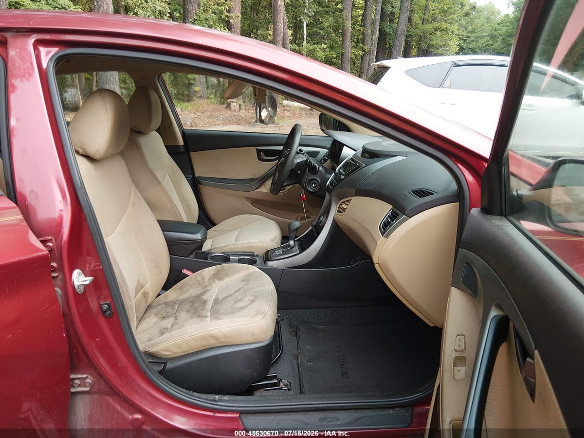 2013 HYUNDAI ELANTRA GLS — снимка 5