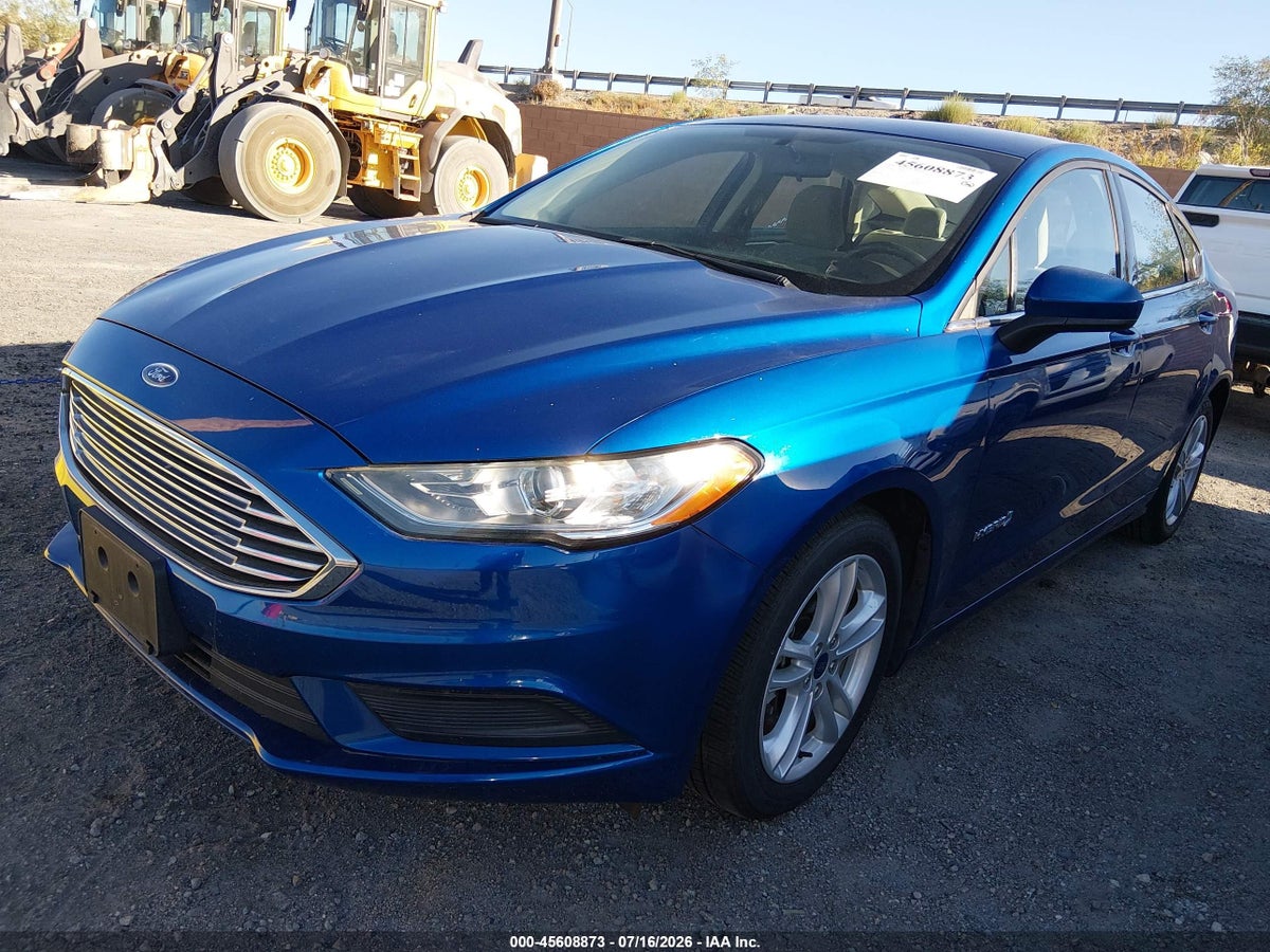 2018 FORD FUSION HYBRID S — снимка 2
