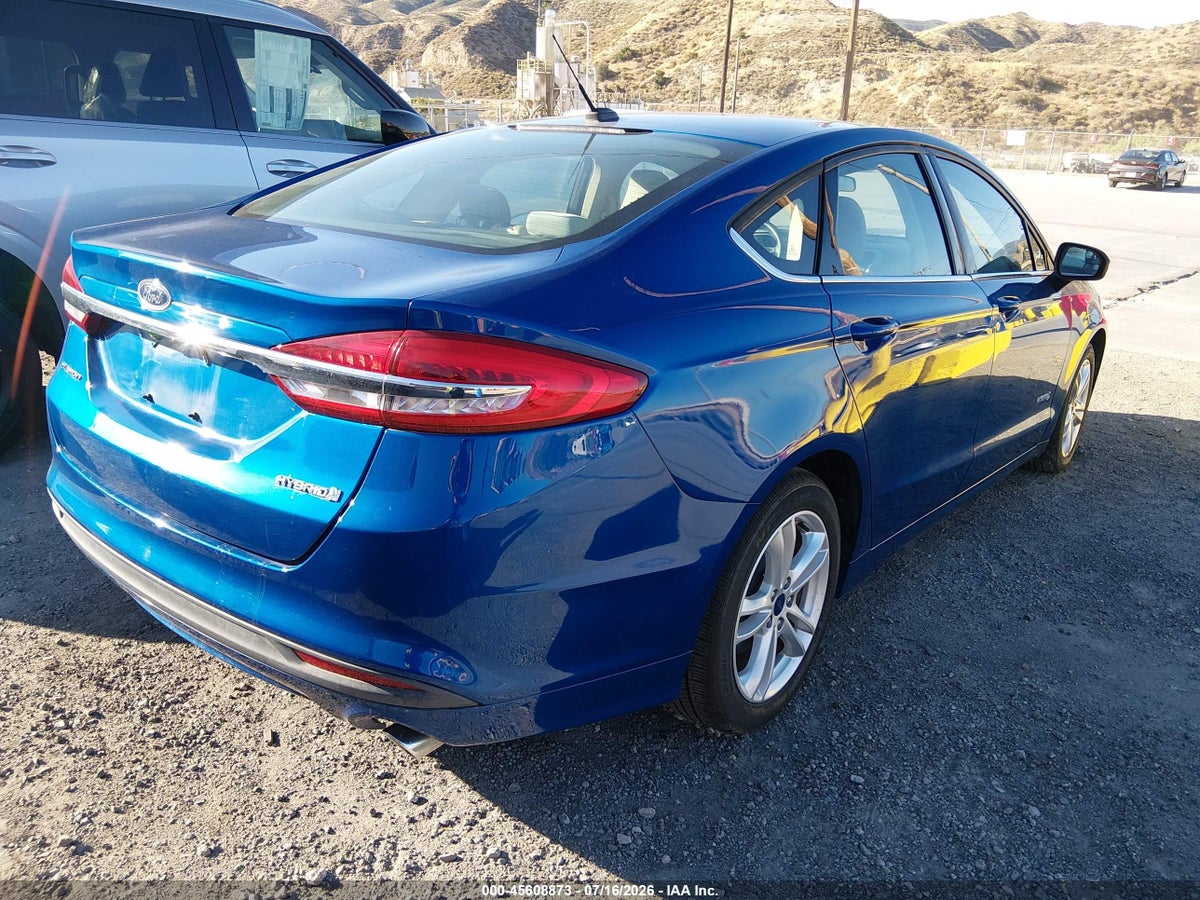 2018 FORD FUSION HYBRID S — снимка 4