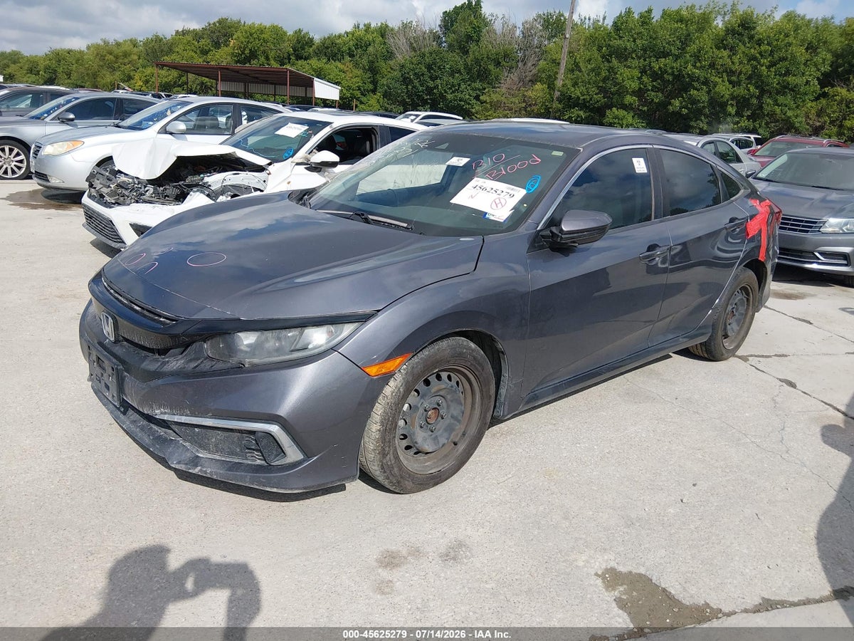 2019 HONDA CIVIC LX — снимка 2