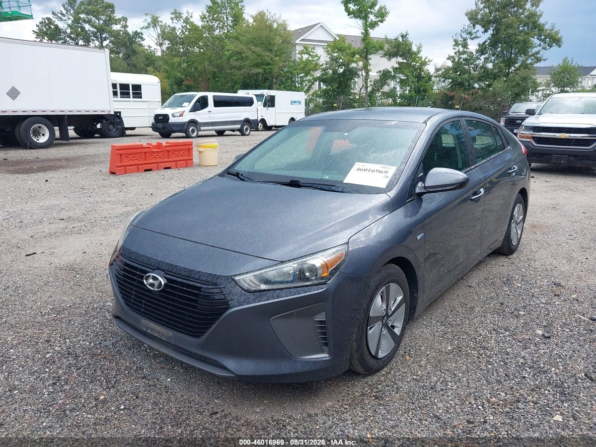 2019 HYUNDAI IONIQ HYBRID BLUE — снимка 2
