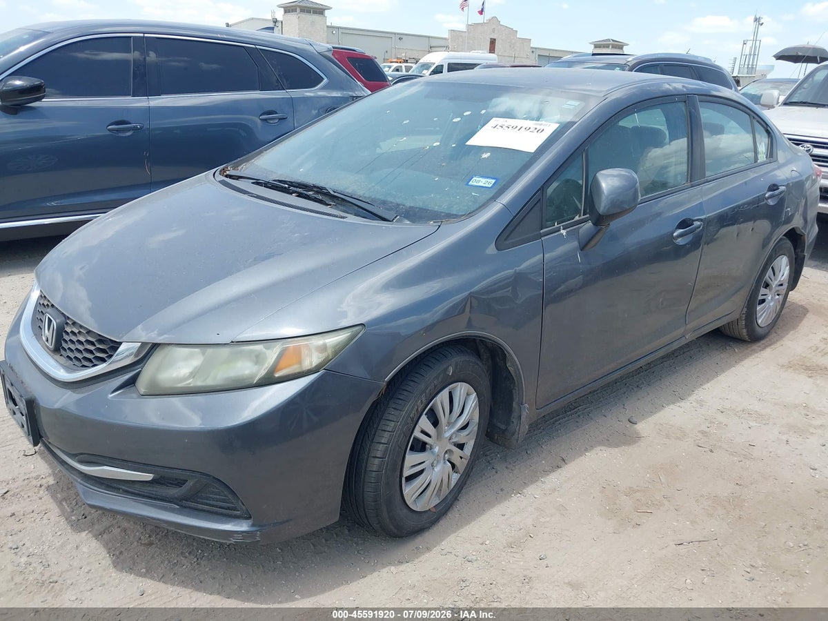 2013 HONDA CIVIC LX — снимка 2