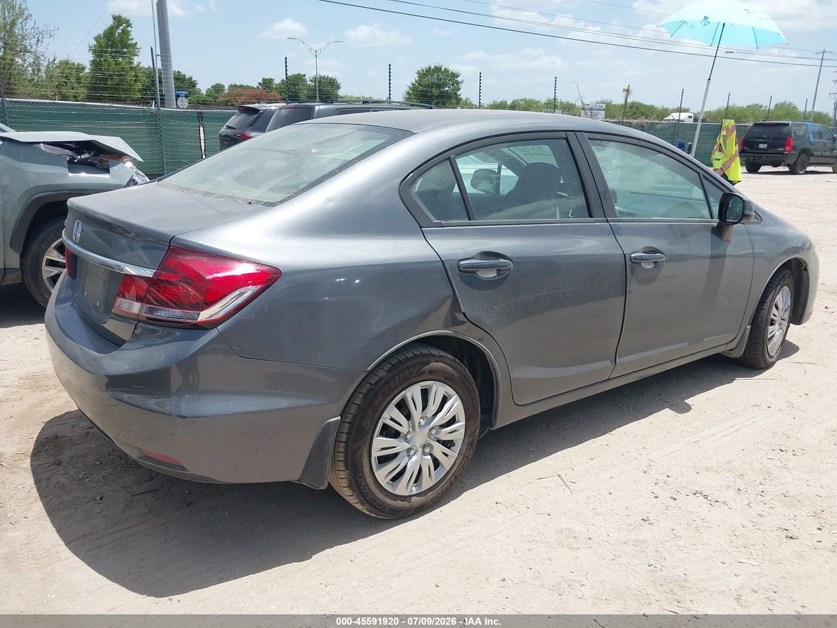 2013 HONDA CIVIC LX — снимка 4