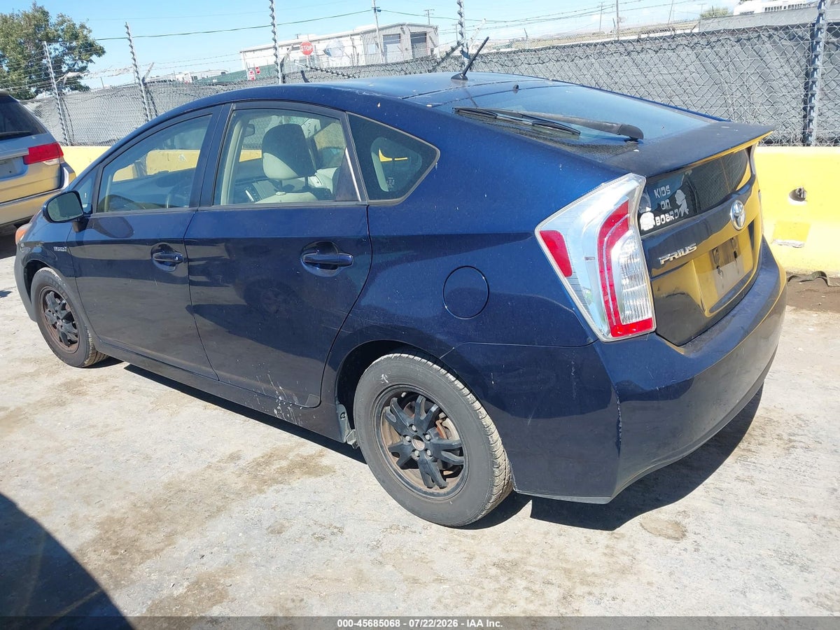 2012 TOYOTA PRIUS TWO — снимка 3