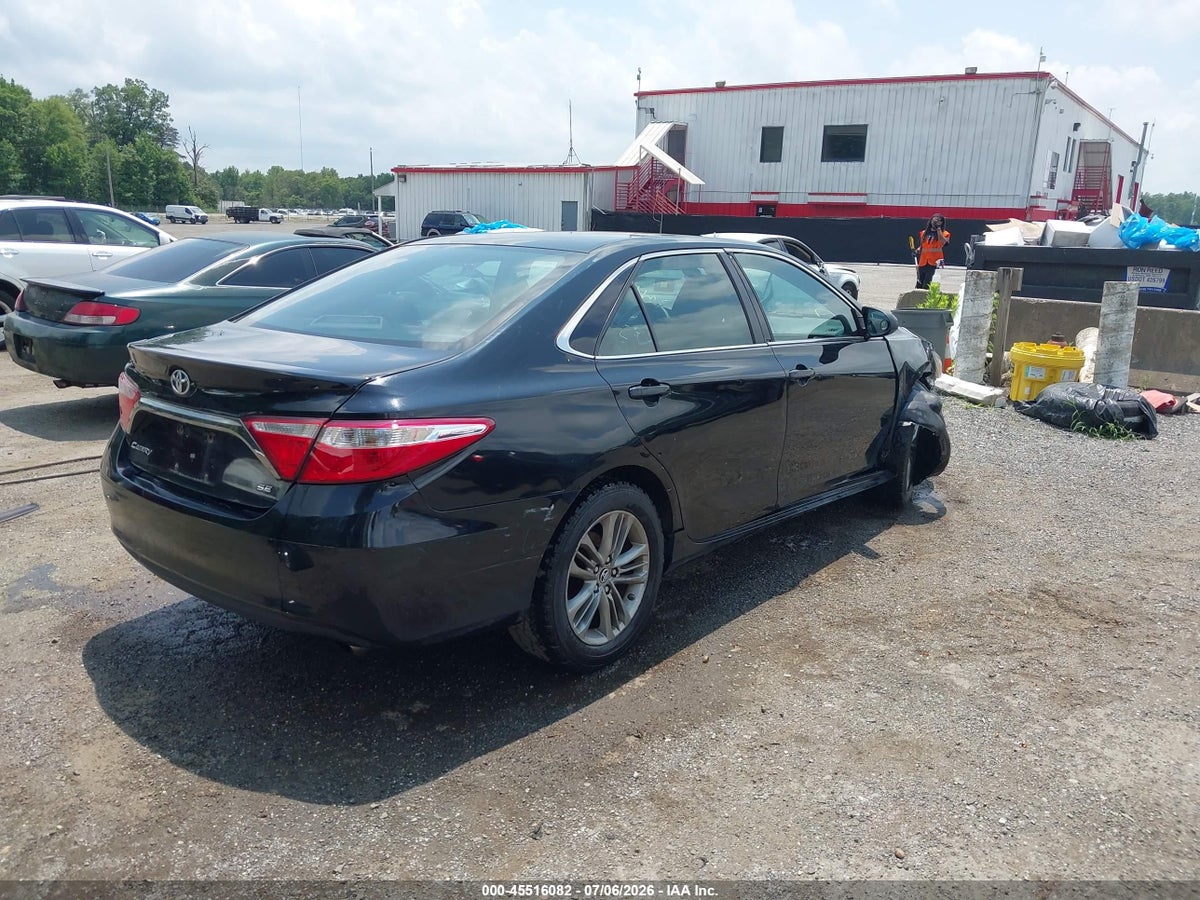 2016 TOYOTA CAMRY SE — снимка 4