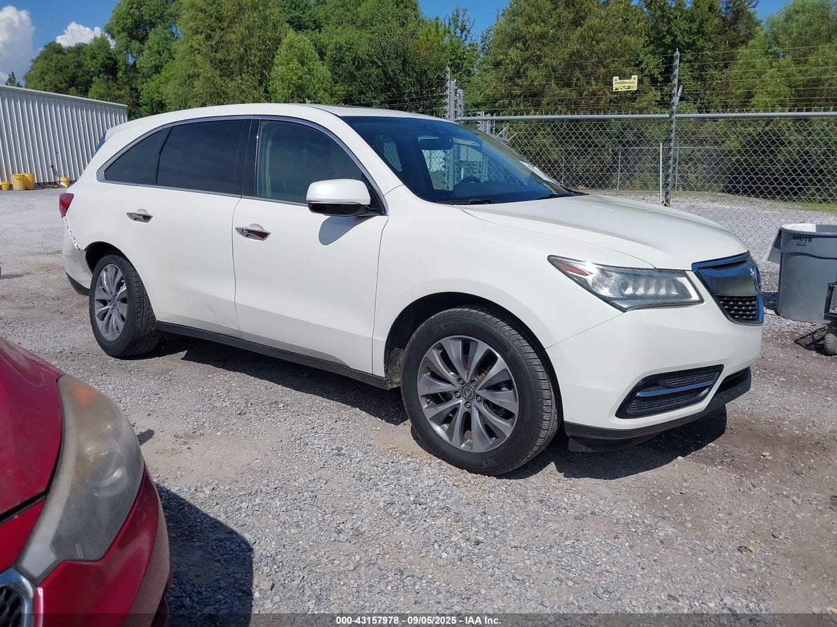 2016 ACURA MDX TECHNOLOGY ACURAWATCH PLUS PACKAGES/TECHNOLOGY PACKAGE