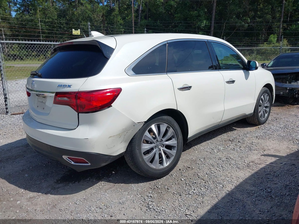 2016 ACURA MDX TECHNOLOGY ACURAWATCH PLUS PACKAGES/TECHNOLOGY PACKAGE — снимка 4