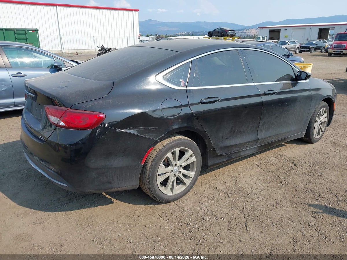 2016 CHRYSLER 200 LIMITED — снимка 4