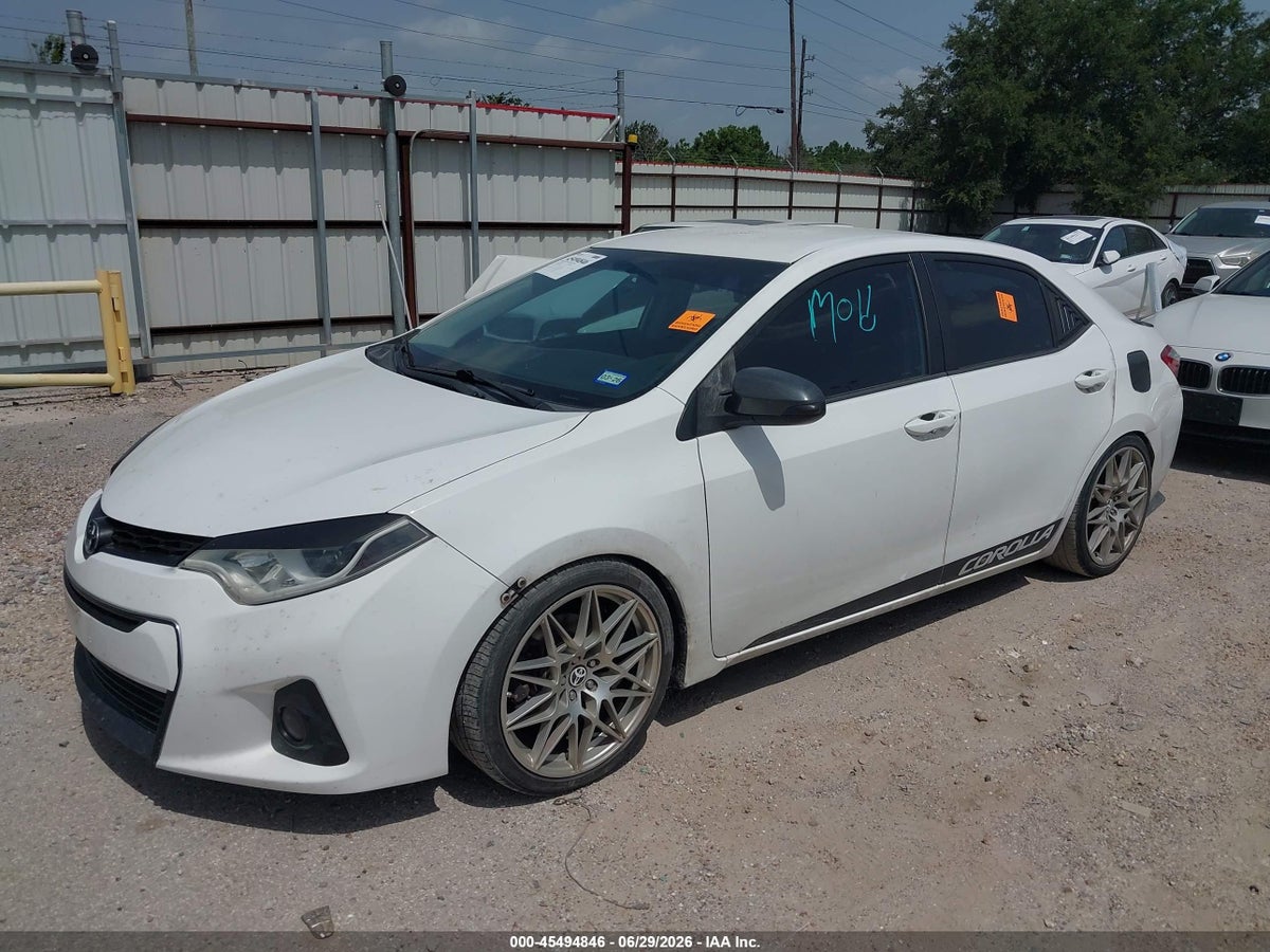 2015 TOYOTA COROLLA S PLUS — снимка 2