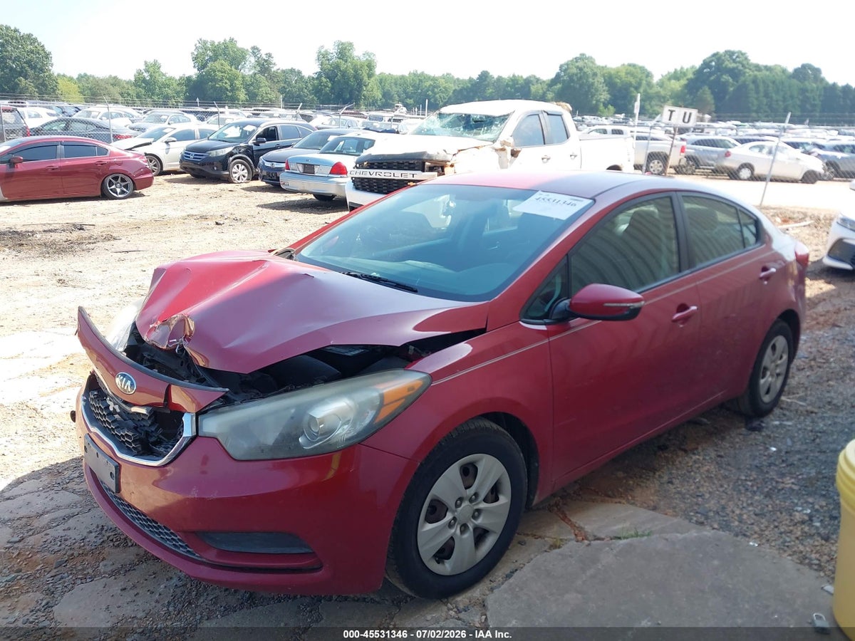 2015 KIA FORTE LX — снимка 2