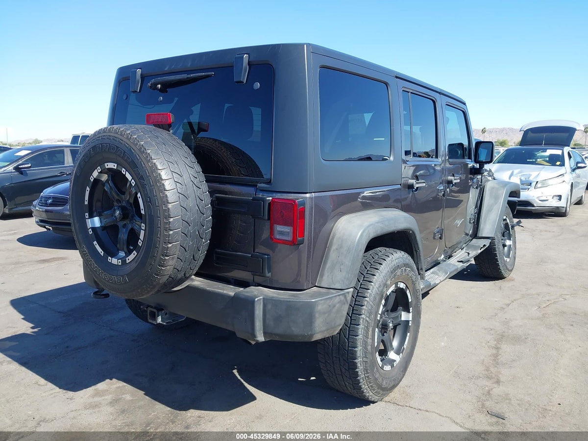 2014 JEEP WRANGLER UNLIMITED SPORT — снимка 4