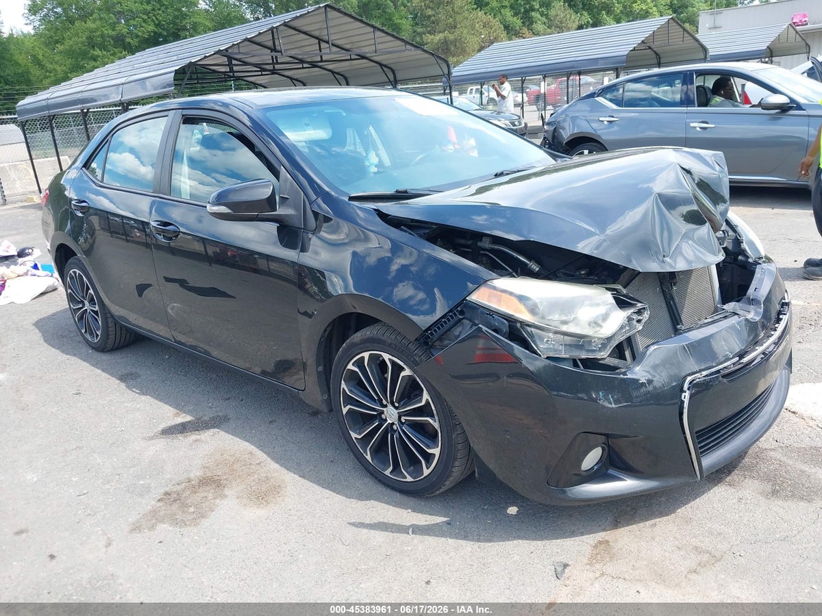 2015 TOYOTA COROLLA S PLUS