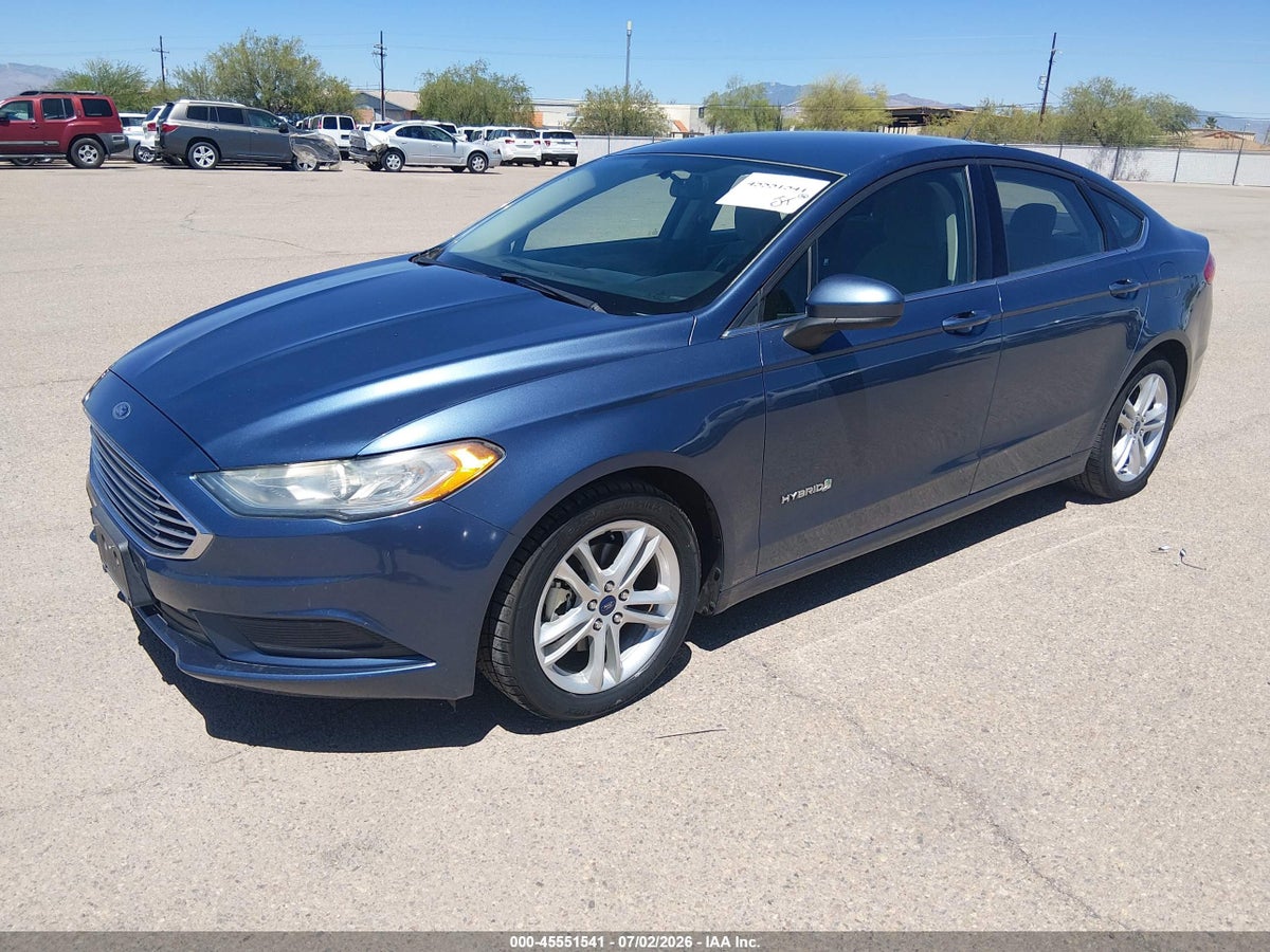 2018 FORD FUSION HYBRID S — снимка 2