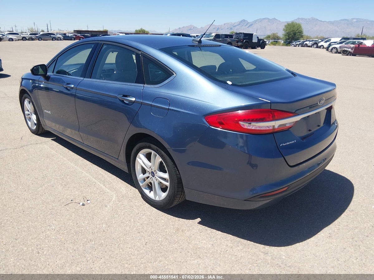 2018 FORD FUSION HYBRID S — снимка 3