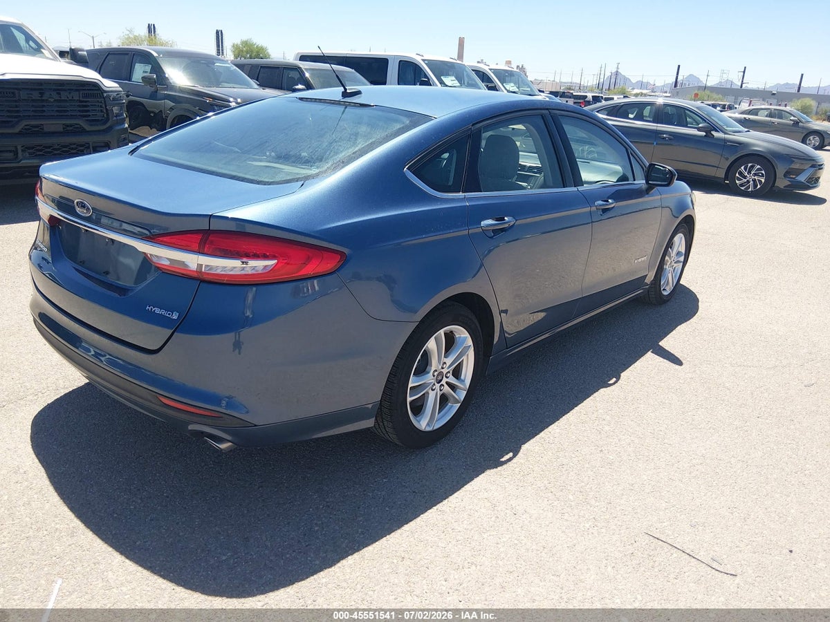 2018 FORD FUSION HYBRID S — снимка 4