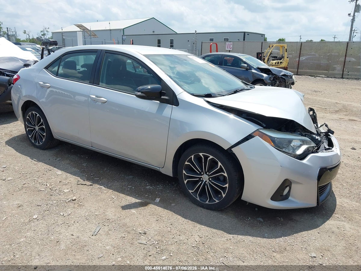 2016 TOYOTA COROLLA S PLUS