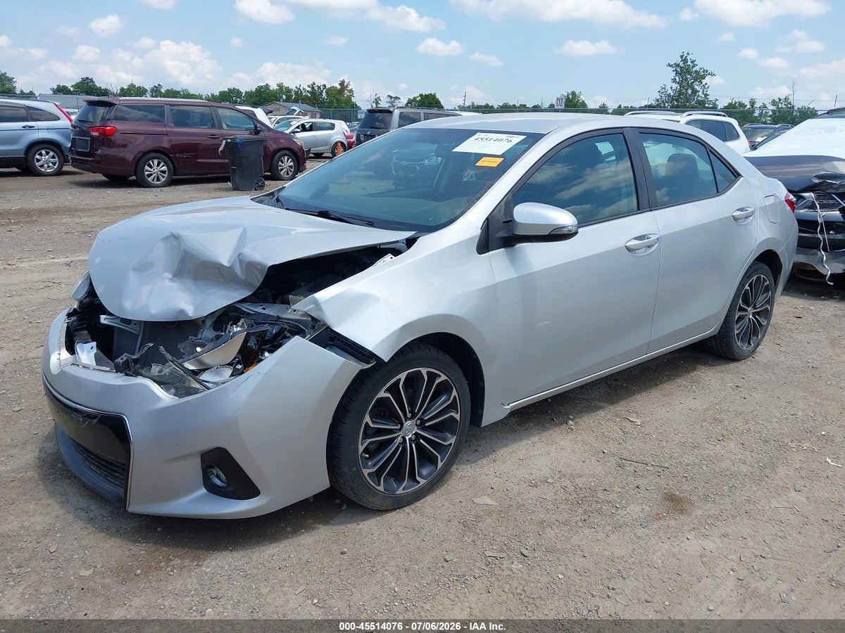 2016 TOYOTA COROLLA S PLUS — снимка 2