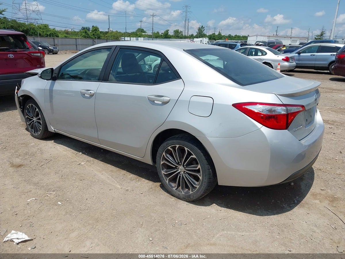 2016 TOYOTA COROLLA S PLUS — снимка 3