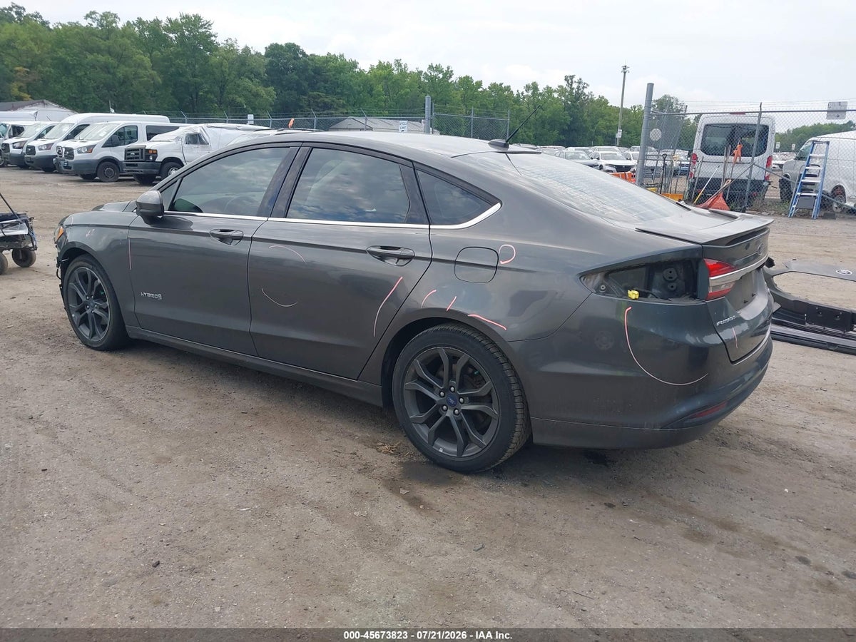 2018 FORD FUSION HYBRID SE — снимка 3