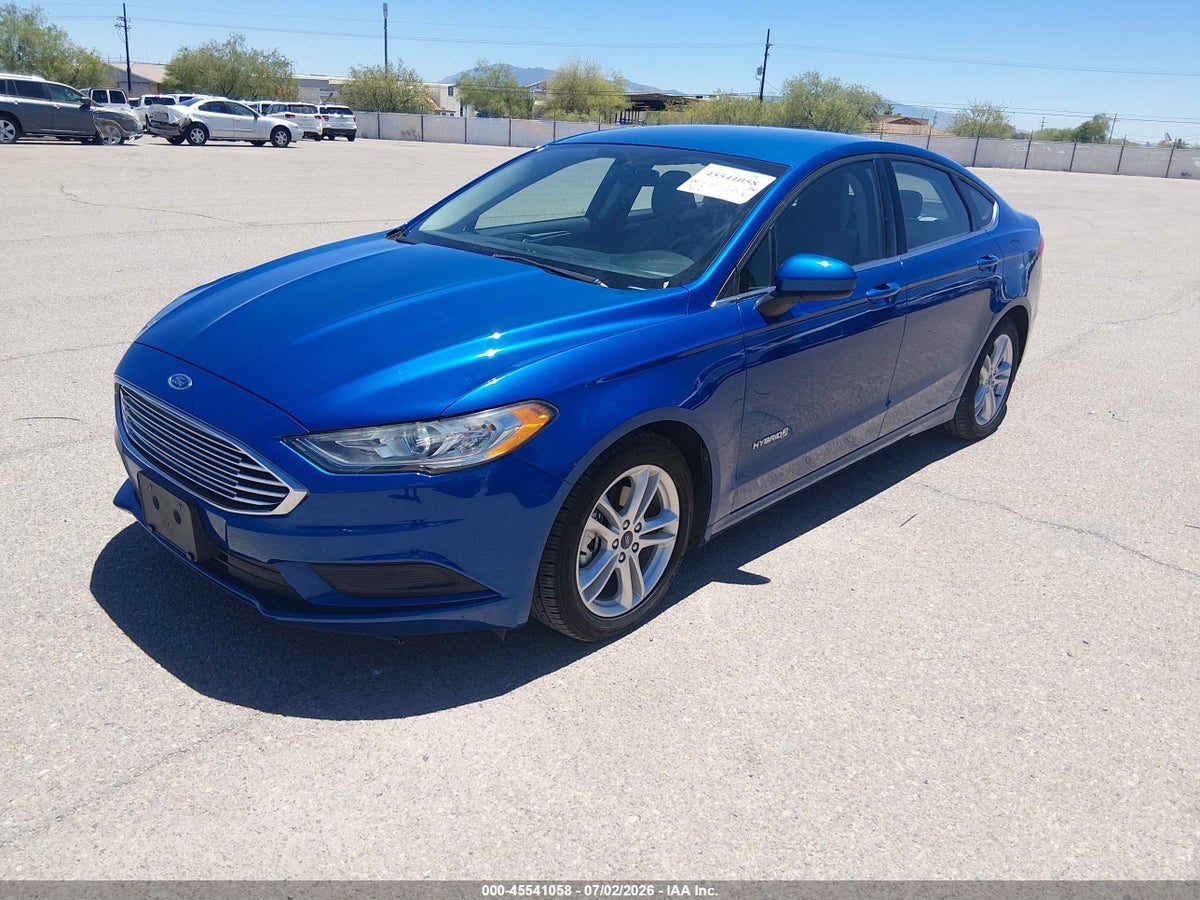 2018 FORD FUSION HYBRID S — снимка 2