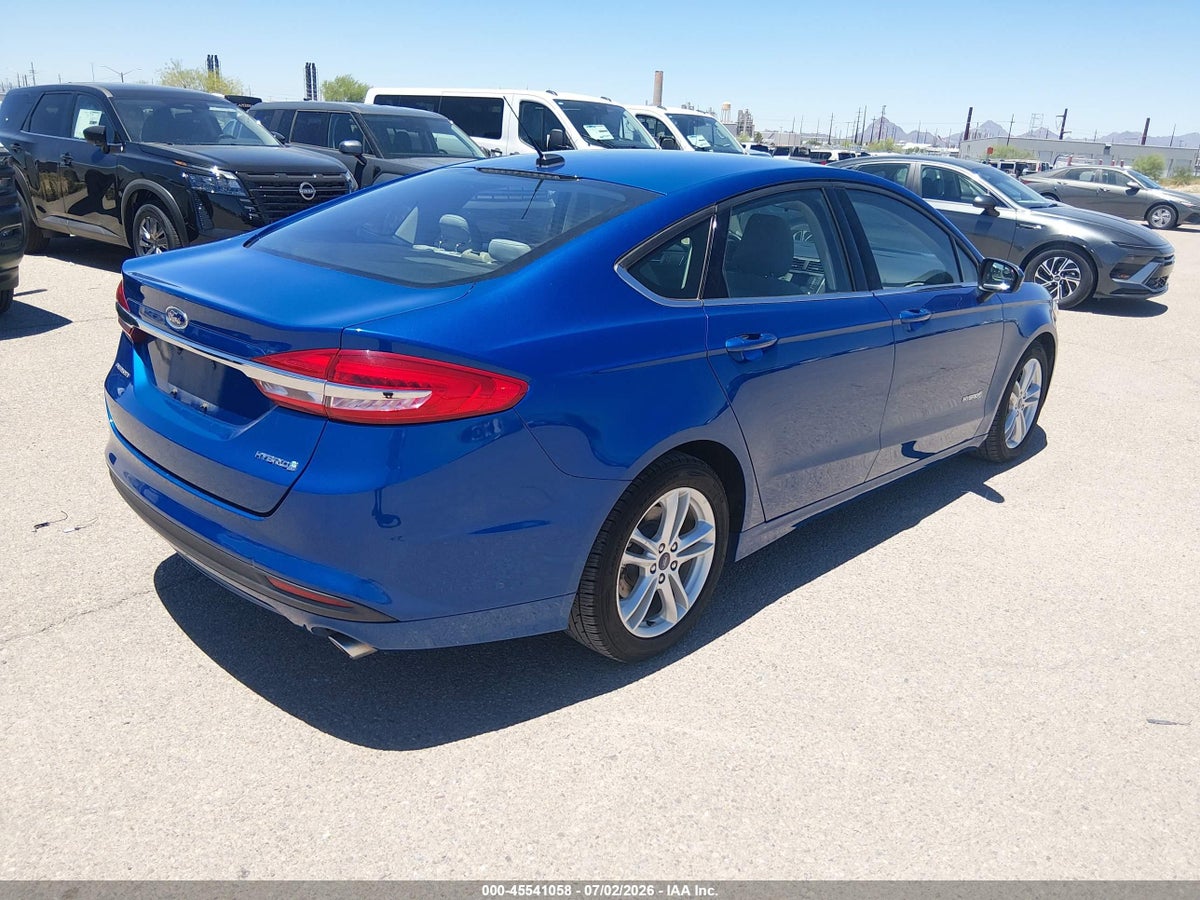 2018 FORD FUSION HYBRID S — снимка 4
