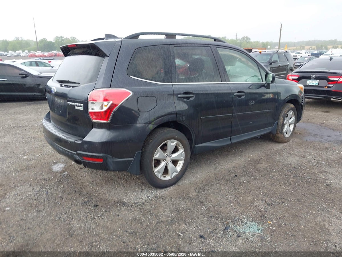 2016 SUBARU FORESTER 2.5I LIMITED — снимка 4