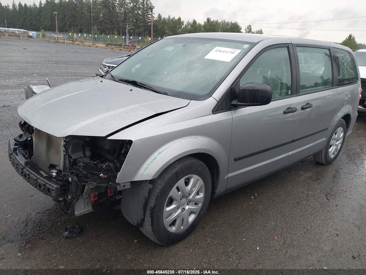 2016 DODGE GRAND CARAVAN AMERICAN VALUE PKG — снимка 2