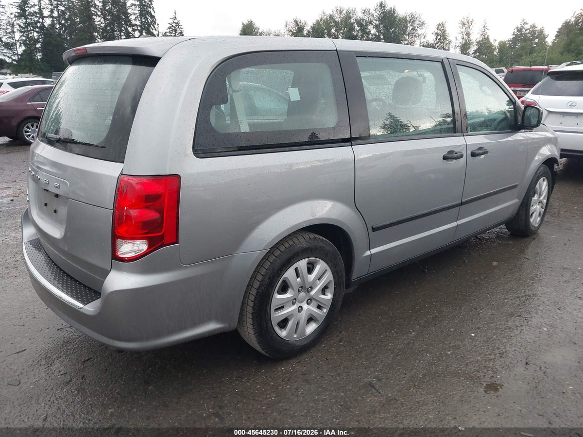2016 DODGE GRAND CARAVAN AMERICAN VALUE PKG — снимка 4