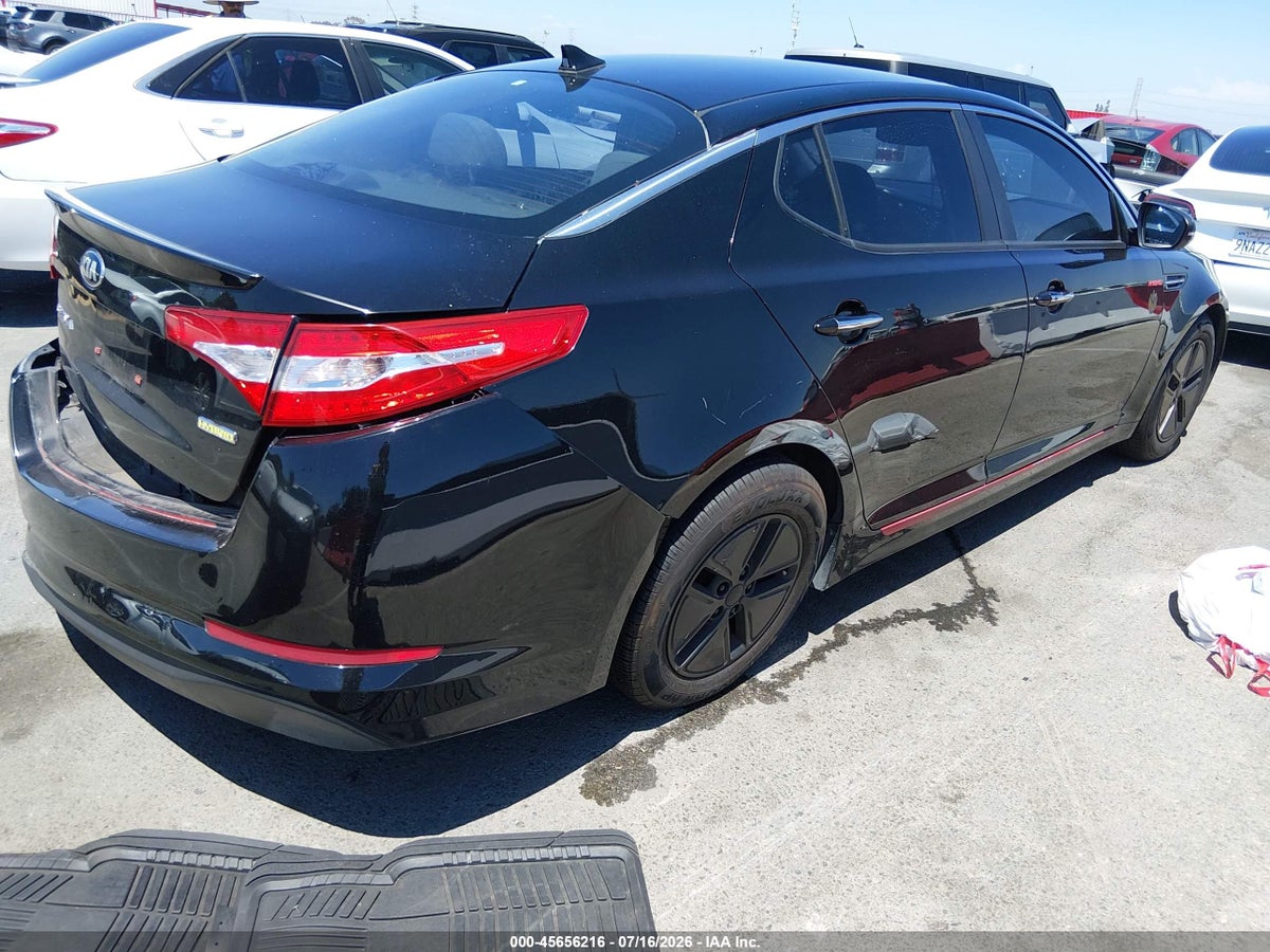 2013 KIA OPTIMA HYBRID LX — снимка 4