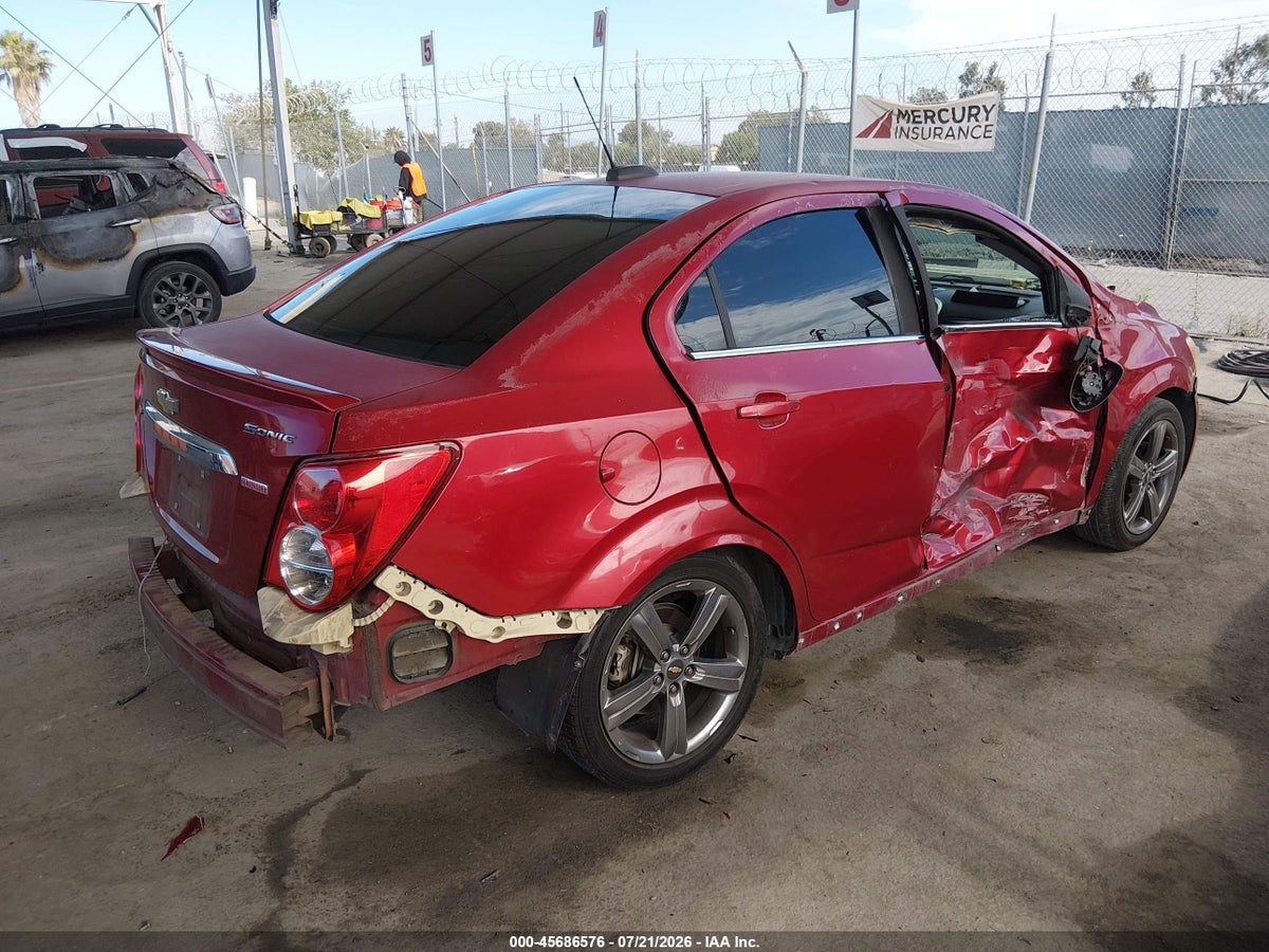 2015 CHEVROLET SONIC RS AUTO — снимка 4