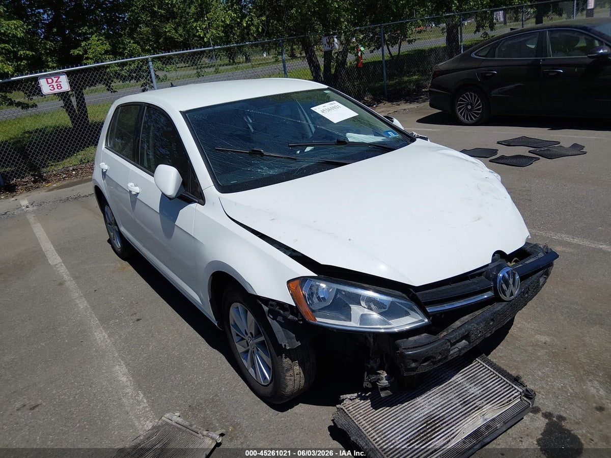 2016 VOLKSWAGEN GOLF TSI S 4-DOOR