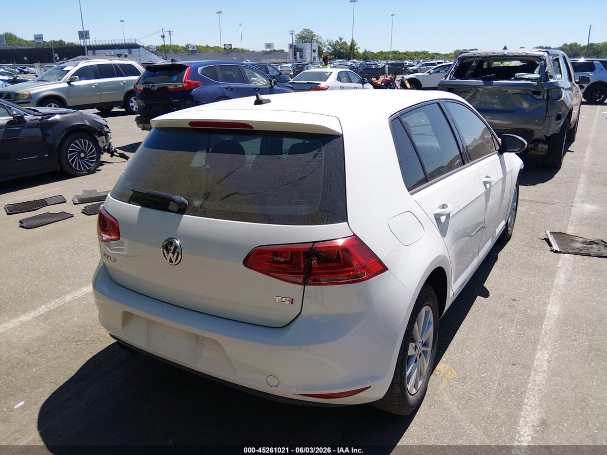 2016 VOLKSWAGEN GOLF TSI S 4-DOOR — снимка 4
