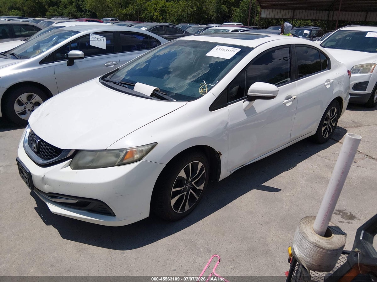 2014 HONDA CIVIC EX — снимка 2